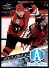 2020-21 UD Series 1 Base Young Guns #221 Victor Soderstrom RC